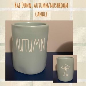Rae Dunn Autumn Mushroom Candle